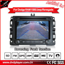 Android 5.1 / 1.6 GHz carro DVD GPS para Dodge RAM 1500 Car Audio Player com conexão WiFi Hualingan